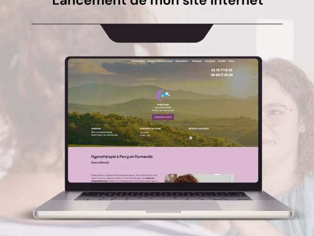 Découvrez mon site internet